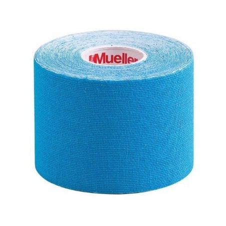 Benda tape per kinesiologia blu 5x500cm