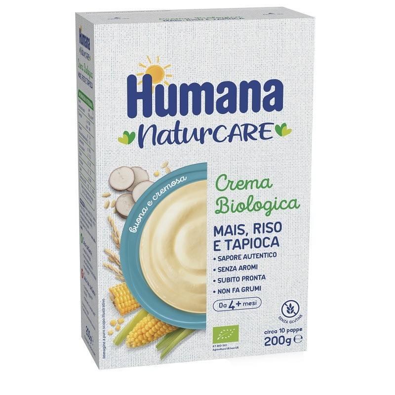 Humana crema mais riso tapioca bio 200 g