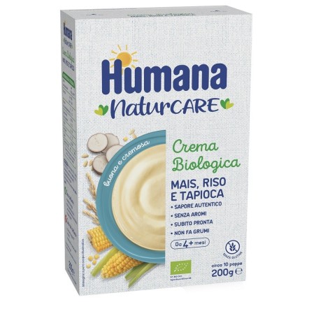 Humana crema mais riso tapioca bio 200 g