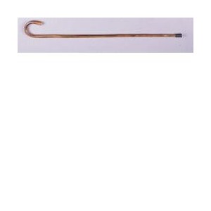 Bastone brio in legno di castagno naturale manico curvo uomoh92cm