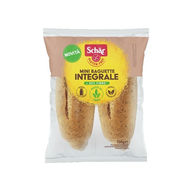 Schar mini baguette integrale 4 pezzi x 37,5 g