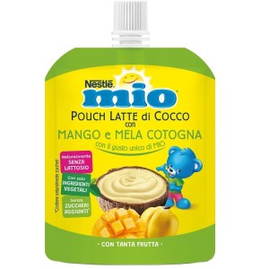 Mio pouch latte di cocco con mango e mela cotogna 90 g