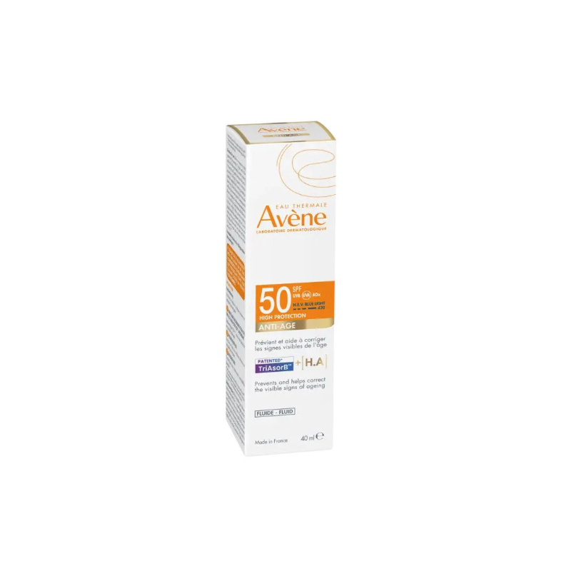 Eau thermale avene solare fluido anti-eta' spf 50 40 ml