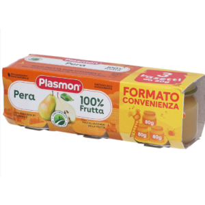 Plasmon omogeneizzato pera 3 pezzi da 80 g