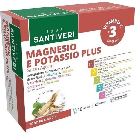Magnesio & potassio plus sali minerali 10 bustine