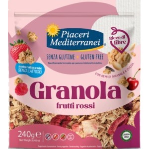 Piaceri mediterranei granola frutti rossi 240 g