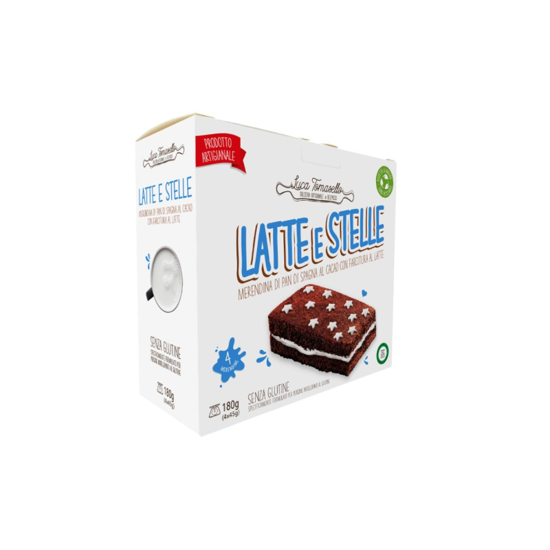 Merendina latte e stelle 4 pezzi da 45 g