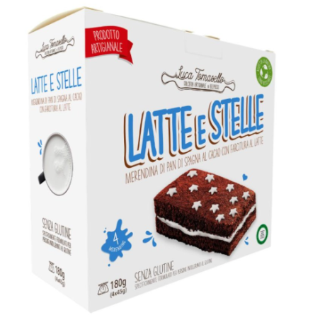 Merendina latte e stelle 4 pezzi da 45 g