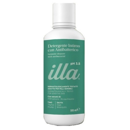 Illa detergente intimo antibatterico ph 3,5 500 ml