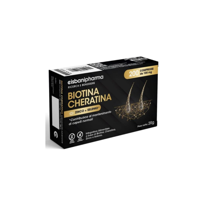 Biotina cheratina 200 compresse cisbani pharma