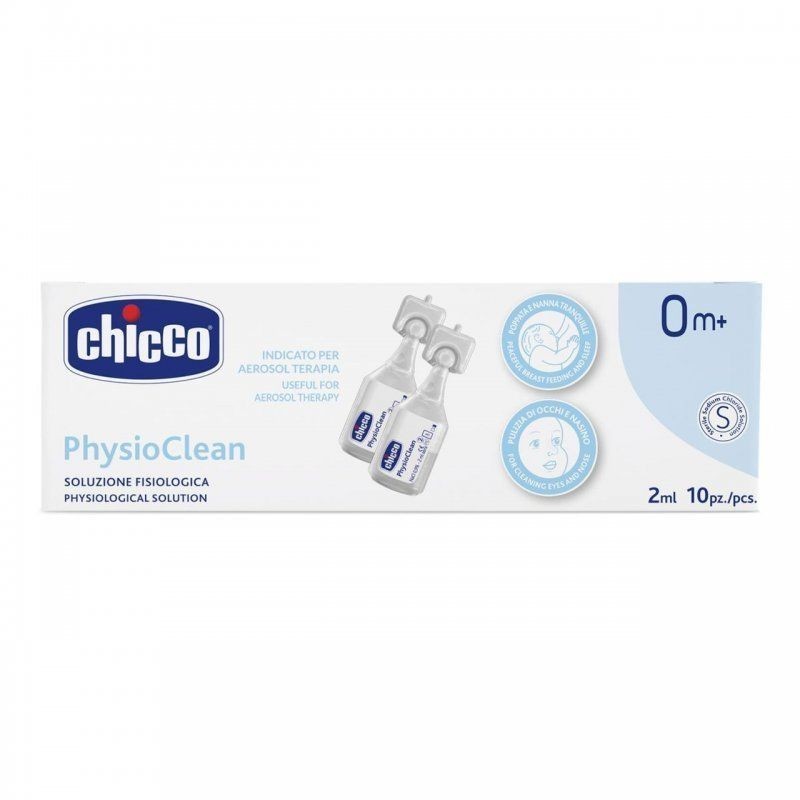 Soluzione salina isotonica physioclean 10 pezzi da 2 ml Soluzione salina isotonica physioclean 10 pezzi da 2 ml