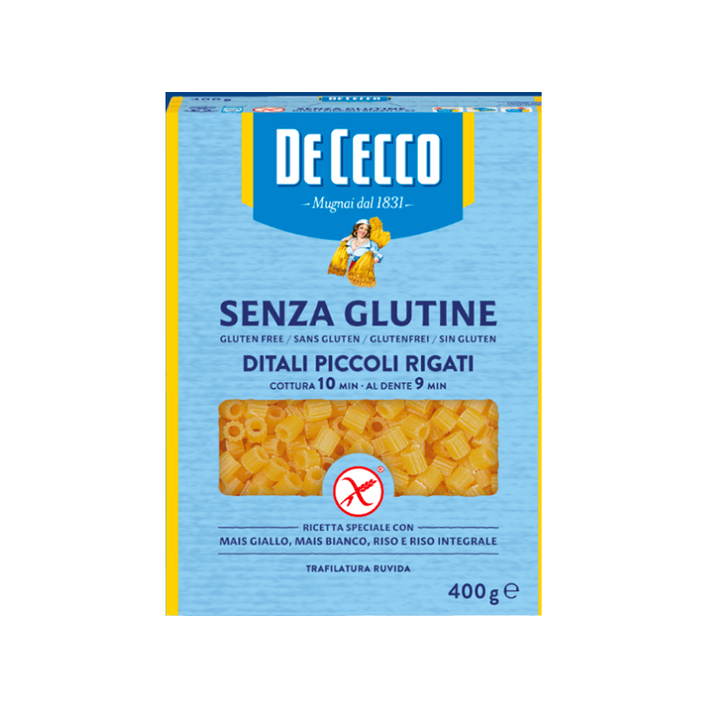 De cecco ditali piccoli rigati n69 nuova ricetta 400 g De cecco ditali piccoli rigati n69 nuova ricetta 400 g