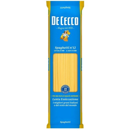 De cecco spaghetti n12 nuova ricetta 400 g De cecco spaghetti n12 nuova ricetta 400 g