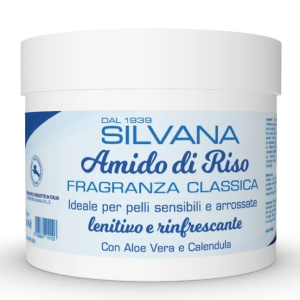 Silvana amido di riso classico con aloe vera e calendula 200g