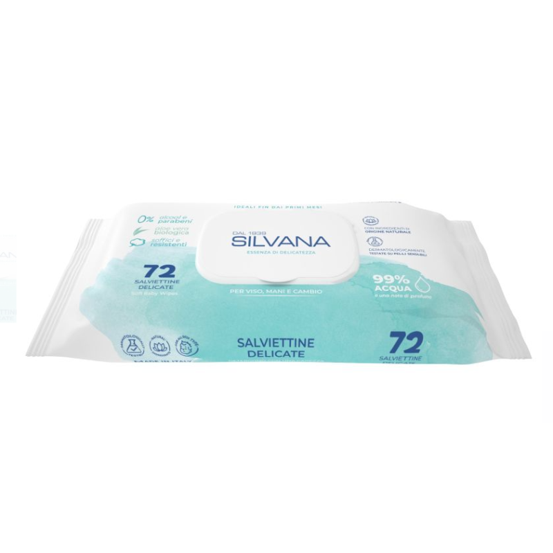 Silvana salviette acqua 72 pezzi