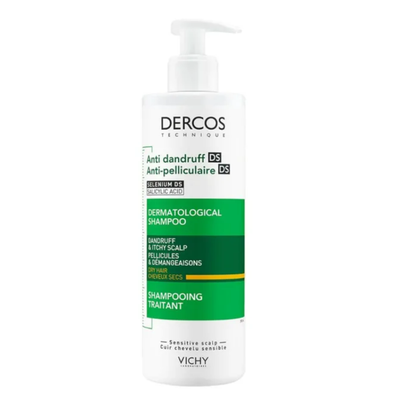 Dercos shampoo antiforfora capelli secchi 390 ml