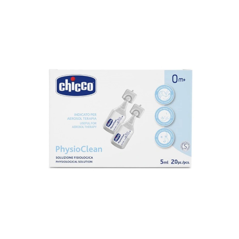 Soluzione salina isotonica physioclean 20 pezzi da 5 ml Soluzione salina isotonica physioclean 20 pezzi da 5 ml