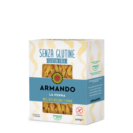 Il gluten free di armando la penna mais riso integrale e quinoa 400 g Il gluten free di armando la penna mais riso integrale e quinoa 400 g
