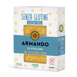 Il gluten free di armando le stelline mais riso integrale equinoa 400 g