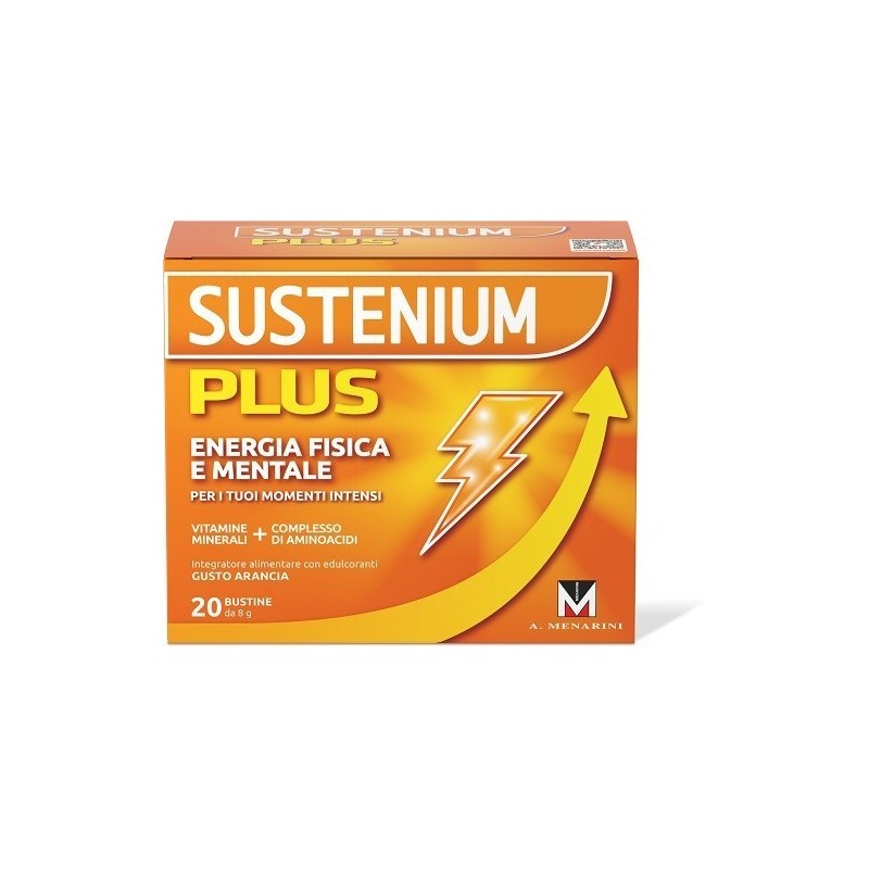 Sustenium plus arancia 20 bustine Sustenium plus arancia 20 bustine