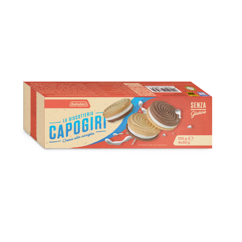 Agluten capogiri crema vaniglia 120 g