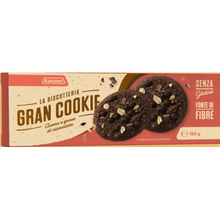 Agluten gran cookie avena gocce di cioccolato 150 g