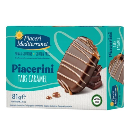 Piaceri mediterranei piacerini tabs caramel 81 g Piaceri mediterranei piacerini tabs caramel 81 g