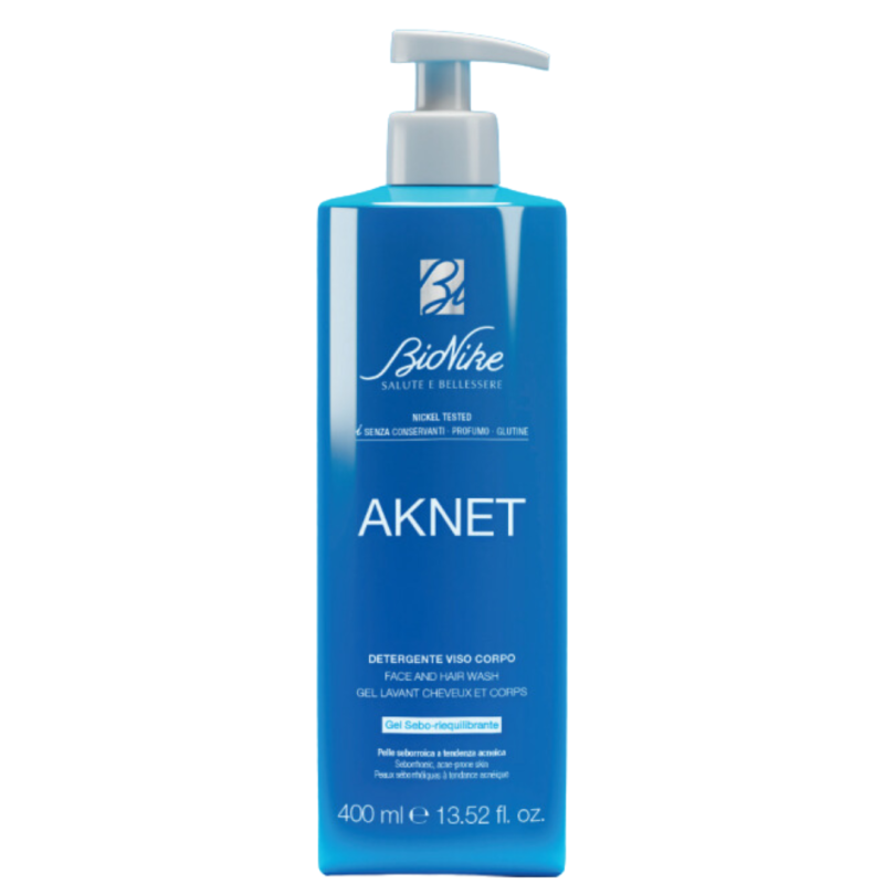Aknet detergente viso-corpo 400 ml
