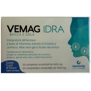 Vemag idra bocca gola frutti di bosco 40 compresse orosolubili