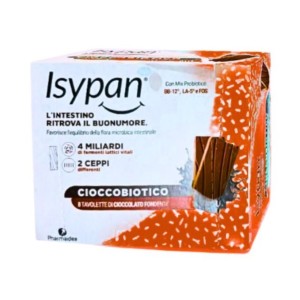 Isypan cioccobiotico fondente 8 pezzi