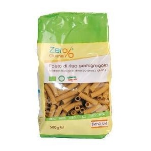 Zero% glutine rigatoni di riso integrale senza glutine bio 500 g