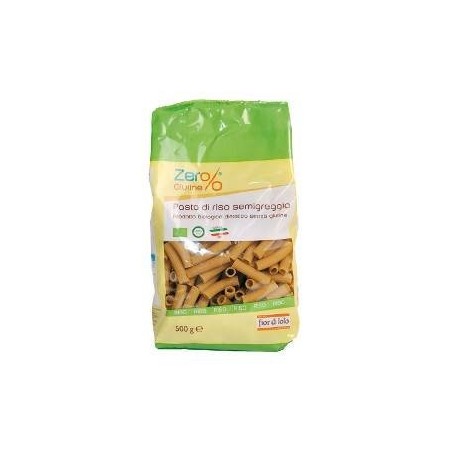 Zero% glutine rigatoni di riso integrale senza glutine bio 500 g