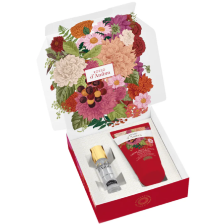 Rosso d'ambra cofanetto crema mani 50 ml + eau de parfum 10ml