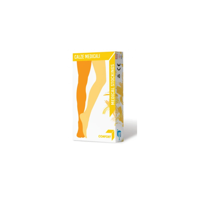 Kit postop classe di compressione 2 tuttacoscia autoreggentecorto beige medium