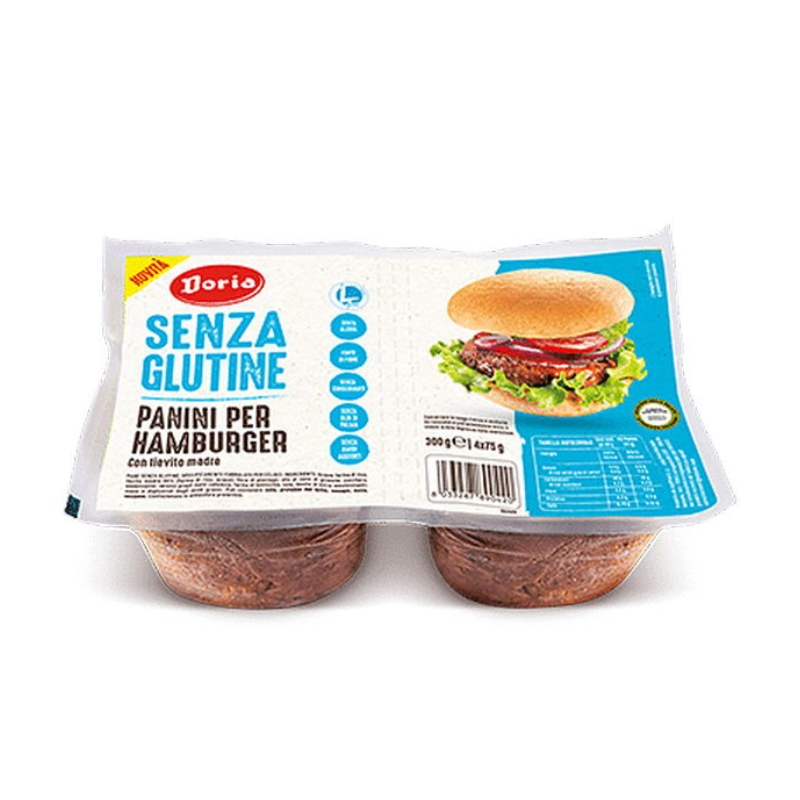 Doria panini hamburger 4x75 g