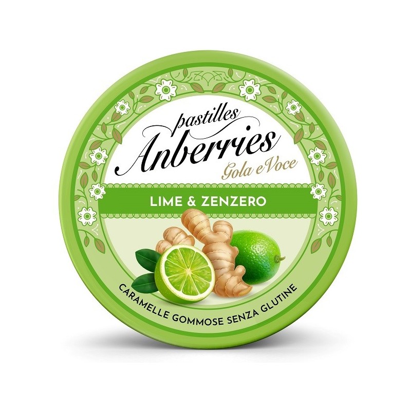 Anberries lime & zenzero 50 g
