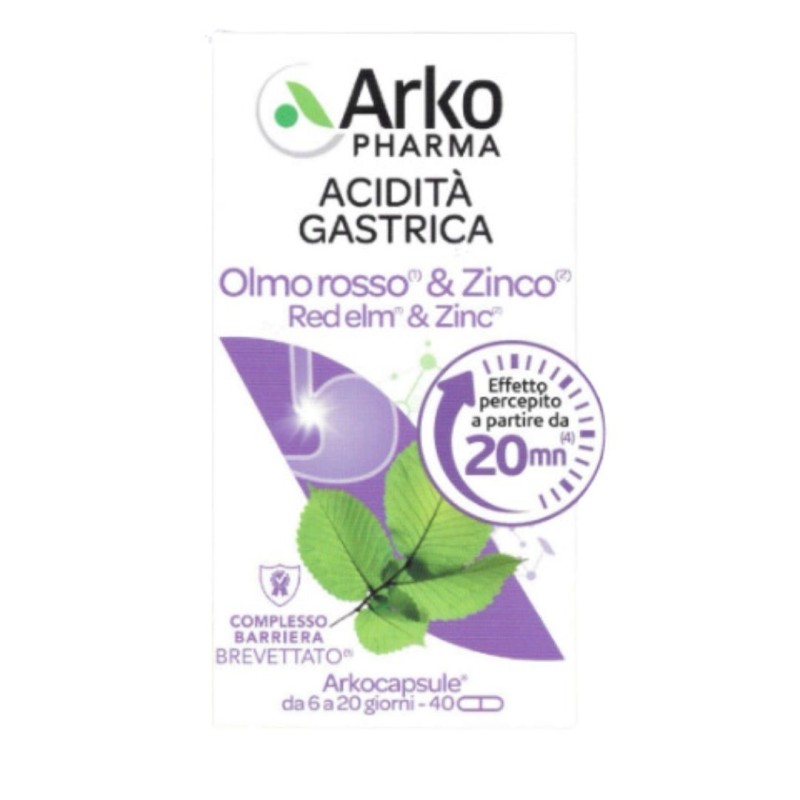 Arko capsule olmo rosso & zinco 40 capsule