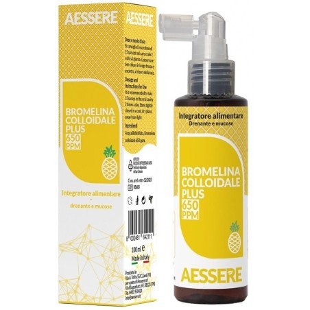 Bromelina colloidale plus spray 650 ppm 100 ml Bromelina colloidale plus spray 650 ppm 100 ml