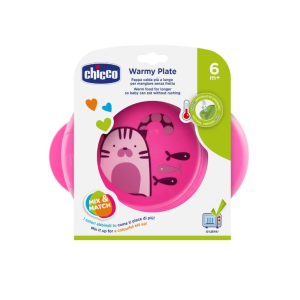 Chicco piatto pappacalda 6m+ rosa