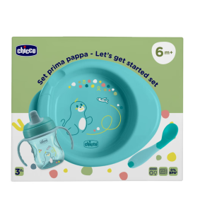 Chicco set pappa 6m+ azzurro