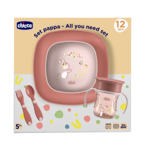 Chicco set pappa 12m+ rosa