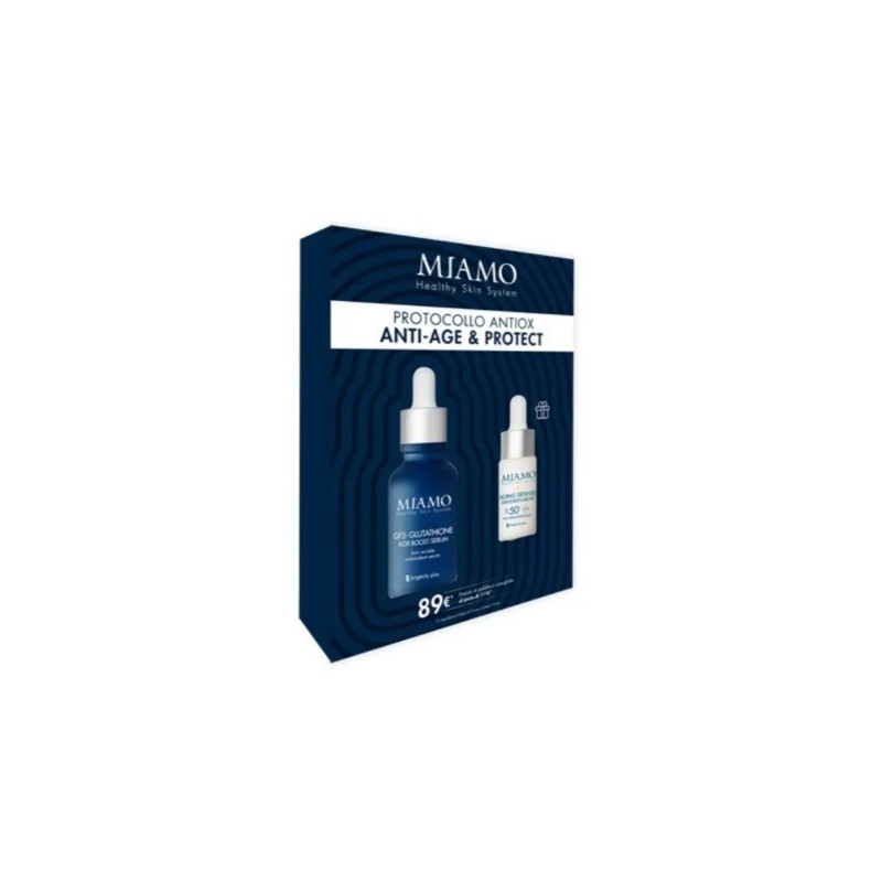 Miamo cofanetto 2025 antiox boostre anti ossidante gf5 glutathione 30 ml + aging defense 10 ml Miamo cofanetto 2025 antiox boostre anti ossidante gf5 glutathione 30 ml + aging defense 10 ml