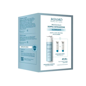 Miamo cofanetto 2025 esfoliante illuminante 1 enzyme peel 50ml + 2 renewal peel 5 ml omaggio