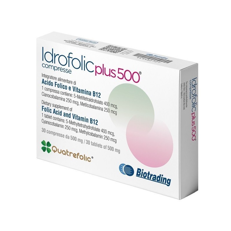 Idrofolic plus 500 30 compresse