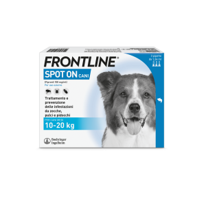 Frontline spot-on cani soluz 3 pipette 1,34 ml 134 mg cani da 10 a 20 kg