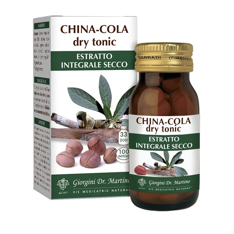China cola dry tonic estratto integrale secco 100 pastiglie