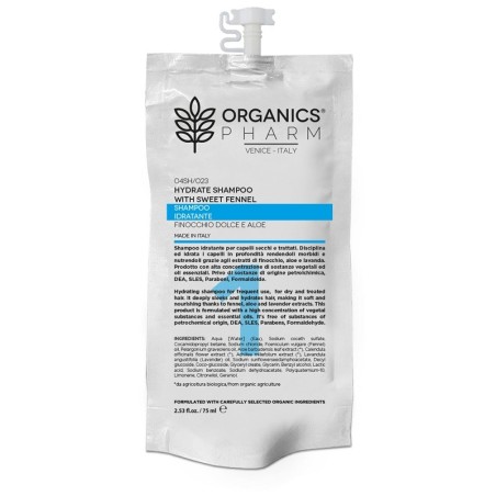 Organics pharm shampoo idratante 75 ml