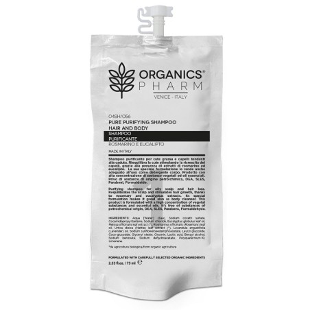 Organics pharm shampoo purificante 75 ml