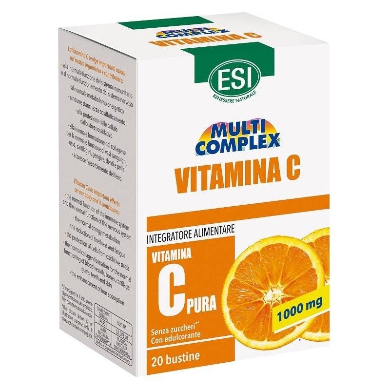 Esi multicomplex vitamina c 20 bustine da 2 g Esi multicomplex vitamina c 20 bustine da 2 g