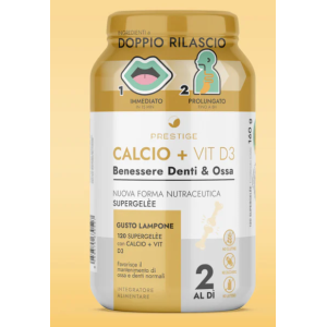 Prestige supergelee calcio + vitamina d3 adulti 120 gommose
